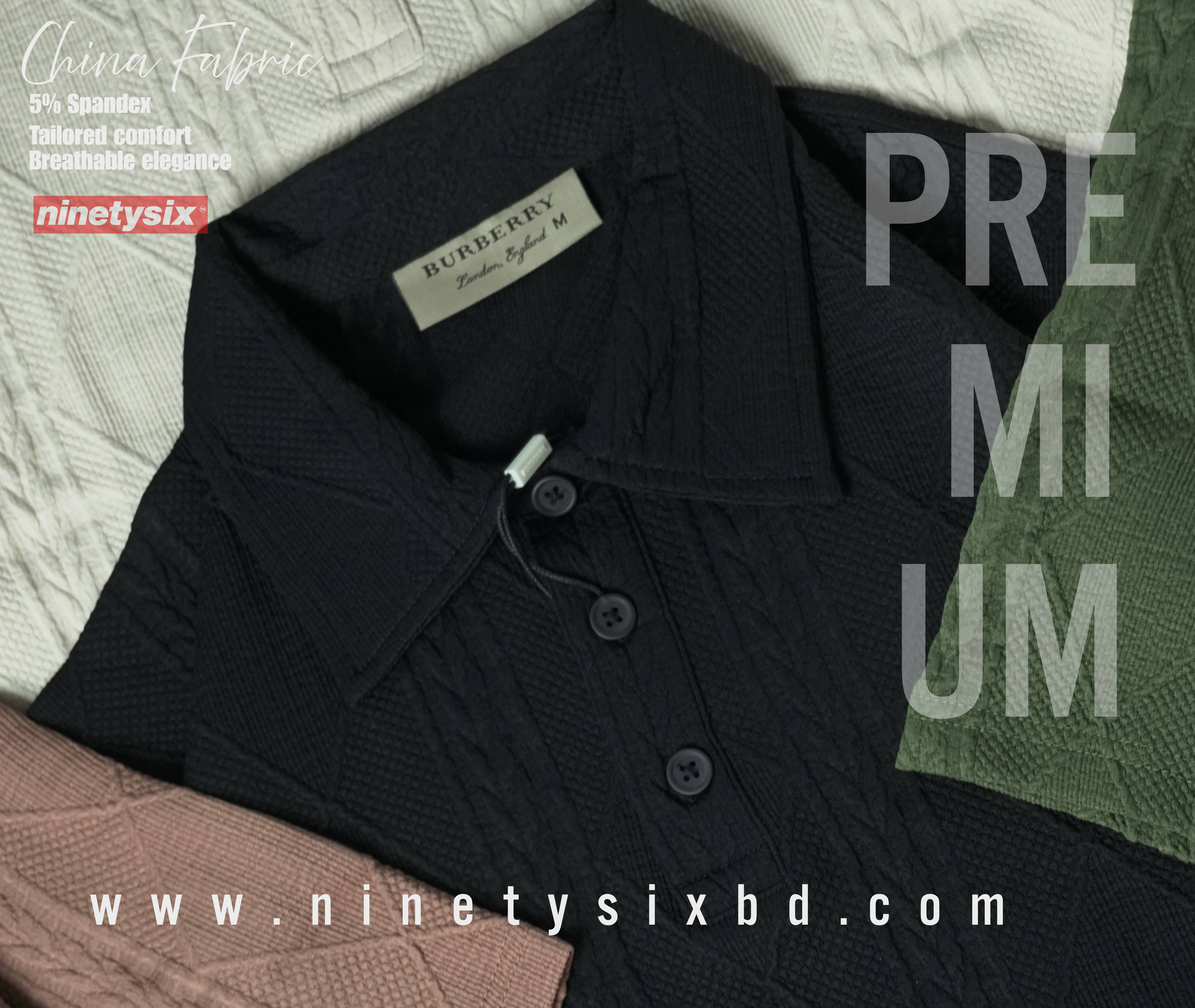 P004 Premium Polo (Black / Unisex) thumbnail 4